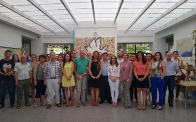 La Consejera de Educación Sonia Gaya Sánchez y la Delegada en Córdoba visitan Fuente Obejuna tras la tormenta que causó numerosos destrozos