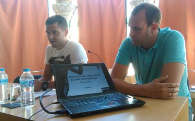 Javier Poveda Leal ofreció una charla sobre “la preparación física en el futbol” en el Palacete de Fuente Obejuna