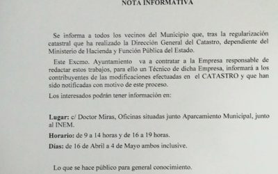 NOTA INFORMATIVA