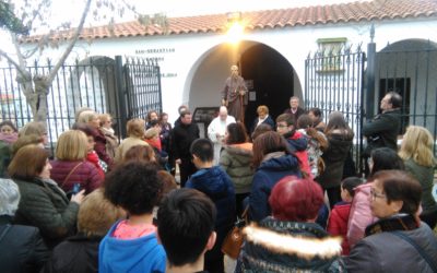 Bendición de animales 2019 en Fuente Obejuna para conmemorar la festividad de San Antón