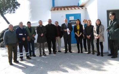 Salvador Blanco, Presidente de Emproacsa, visita La Coronada junto a la Alcaldesa Silvia Mellado para comprobar las actuaciones llevadas a cabo con el objetivo de mejorar la presión del agua