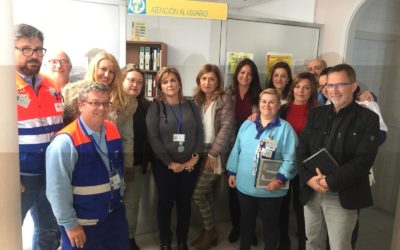 La Delegada de Salud de la Junta de Andalucía María Jesús Botella visita el Centro de Salud de Fuente Obejuna