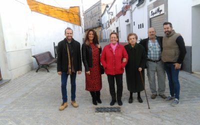 La calle Alcalde Esteban de Fuente Obejuna ya luce totalmente arreglada y será peatonal