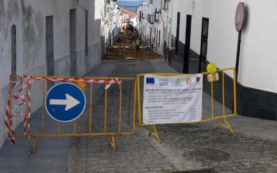 Continúan las obras de pavimentación en la calle Córdoba de Fuente Obejuna