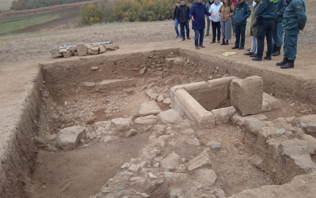 La fuente romana más monumental de Hispania es el primer tesoro encontrado en las excavaciones de Mellaria