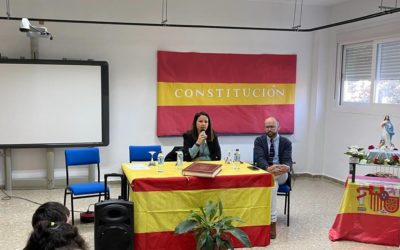 El Colegio San Carlos Borromeo de nuestra localidad celebra el Día de la Constitución en un acto para l@s alumn@s con Silvia Mellado y Javier Montero