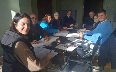 Silvia Mellado firma los convenios de colaboración con las Hermandades de Fuente Obejuna