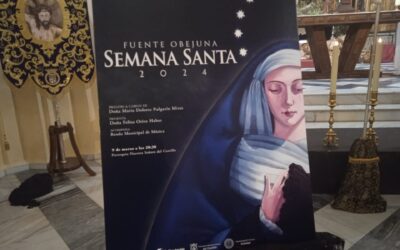 Miguel Pulgarín Habas presenta su cartel de Semana Santa 2024 en La Iglesia Parroquial Ntra. Sra. del Castillo de Fuente Obejuna